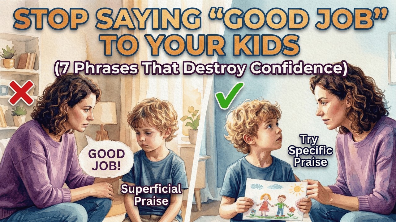 Stop Saying “Good Job” to Your Kids (7 Phrases That Destroy Confidence)