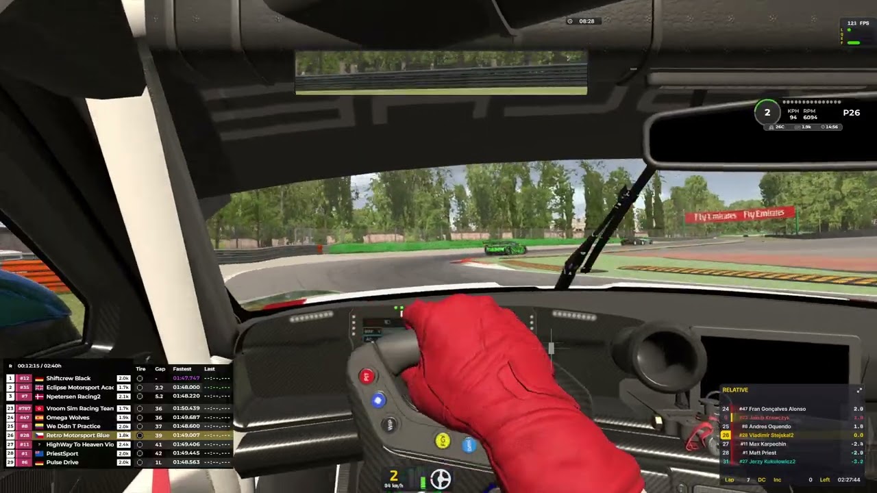 iRacing RetroMotorsport Monza 160 min