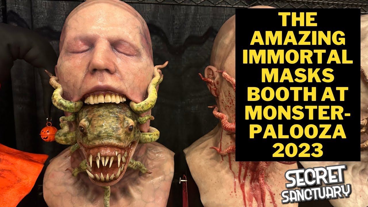 The Amazing Immortal Masks Booth at Monsterpalooza 2023
