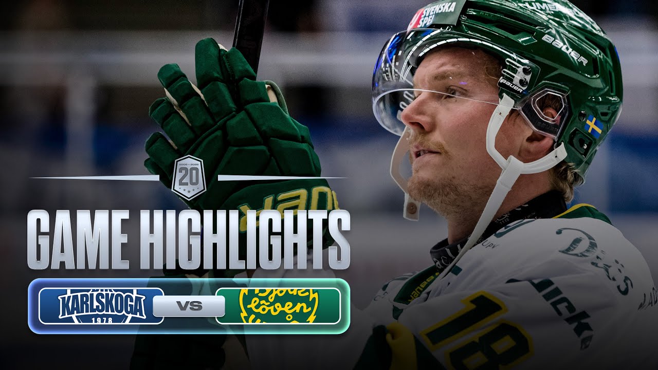 BIK Karlskoga vs. Björklöven | Highlights 3/10