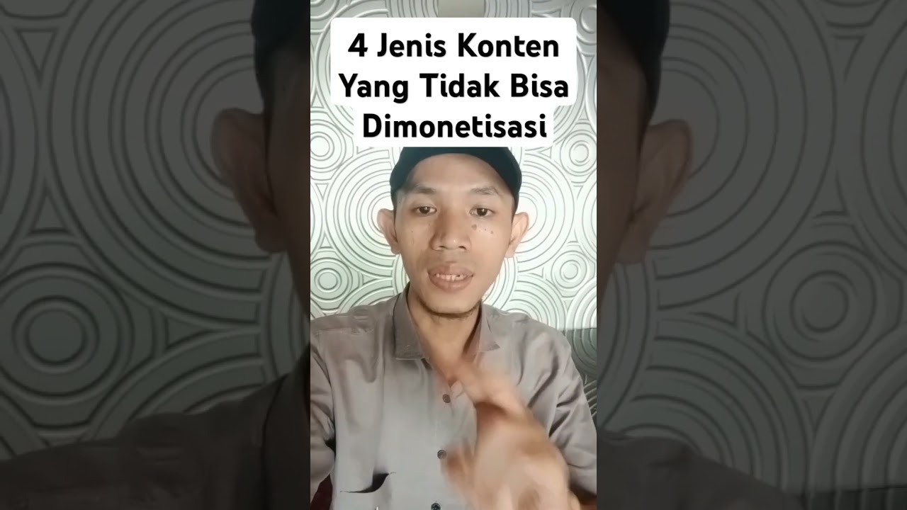 4 Jenis Konten Yang Tidak Bisa Dimonetisasi 