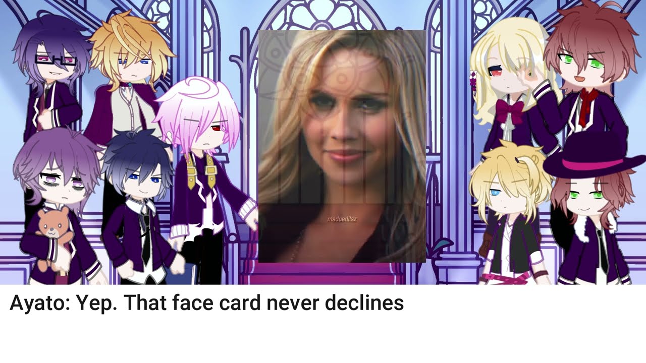 DL || Diabolik Lovers react to Rebekah Mikelson as Yui Komori || Rebekah Mikelson From TVD