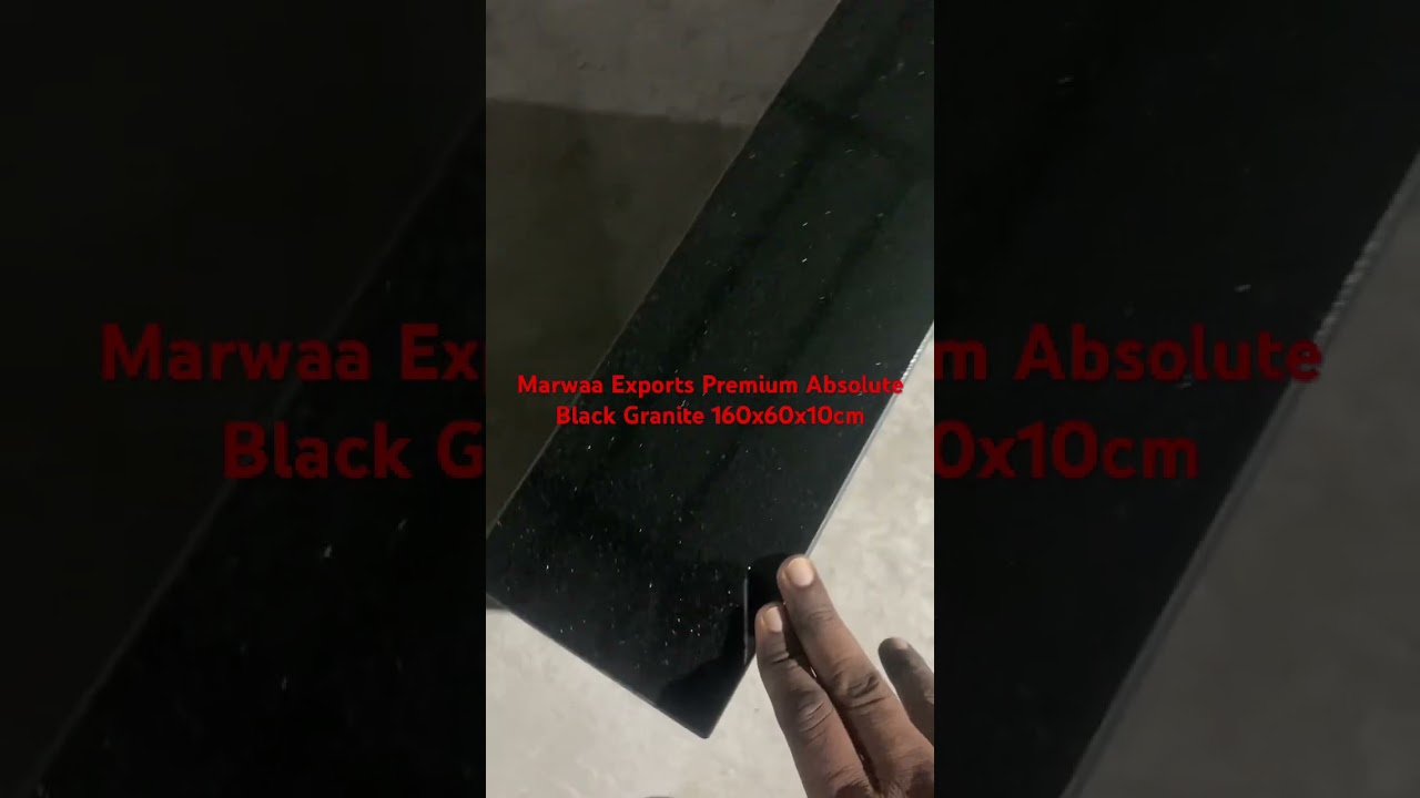 Absolute black granite