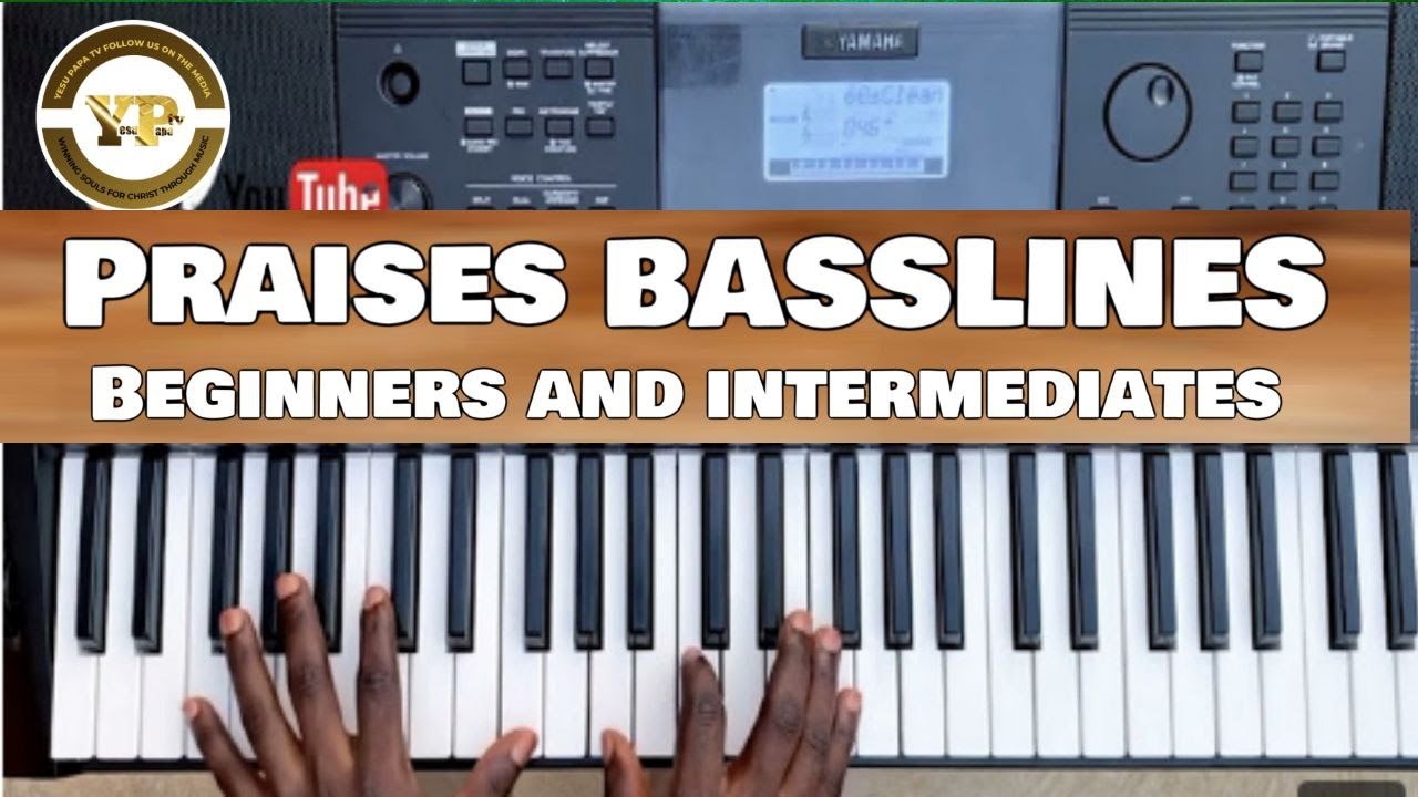 OMG HOW TO PLAY GOOD PRAISES BASSLINES WITH YOUR LEFT HAND WITHOUT BASSIST AS A BEGINNER KEY F