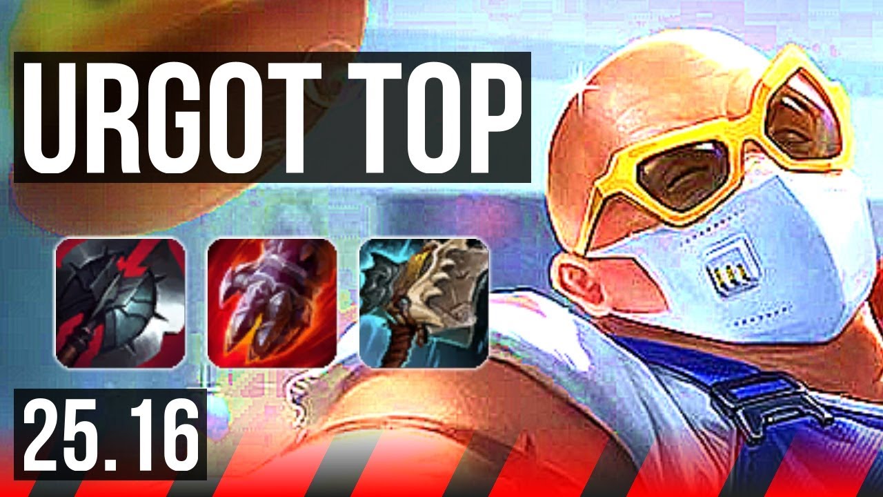 URGOT vs AKALI (TOP) | 51k DMG | KR Diamond | 25.16