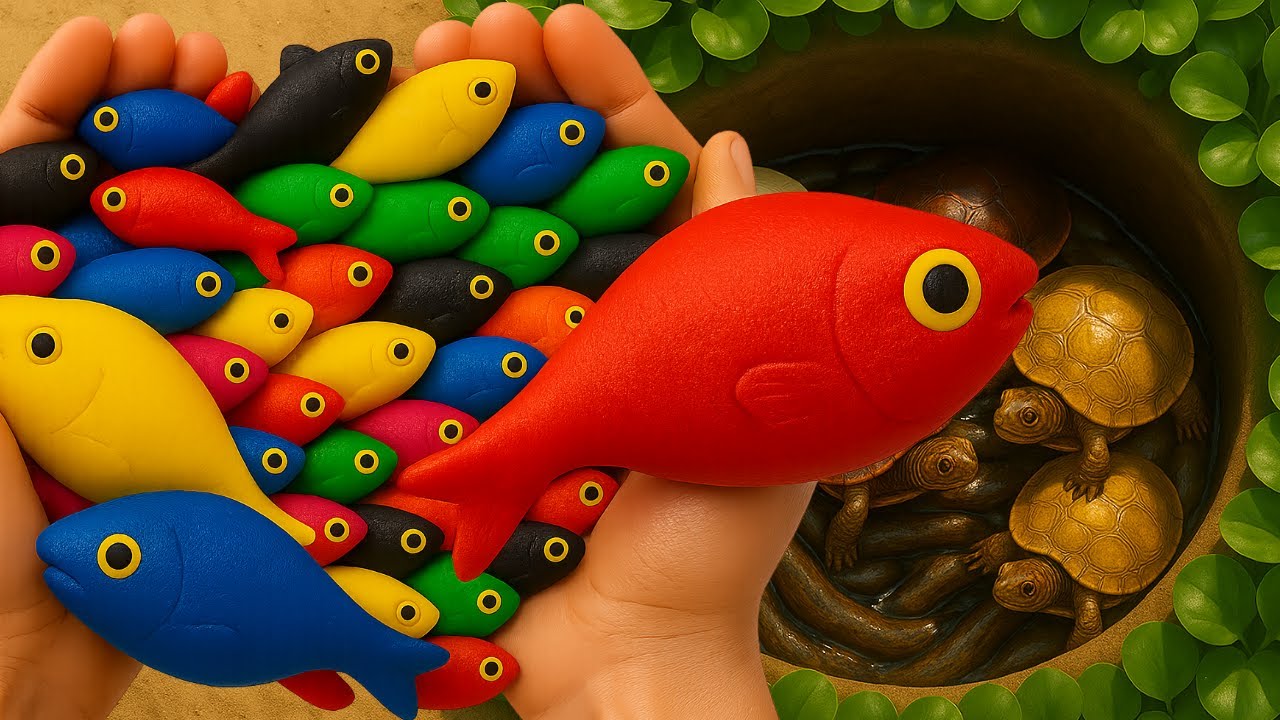 Catch Cute & Colorful Aquarium Creatures in Surprise Balls — Puffer fish, Koi, Betta, Turtle & More