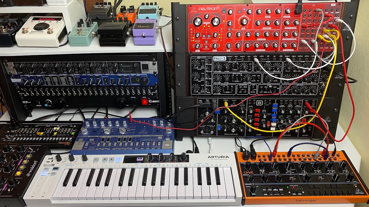 Mountain Spring - live analog synth performance