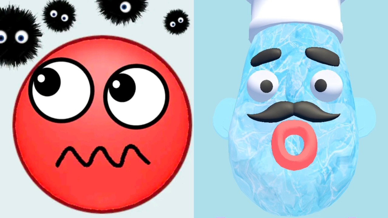 Hide Ball : Brain Teaser Games vs Stacky Ice Cream Runner Gameplay | Part 1