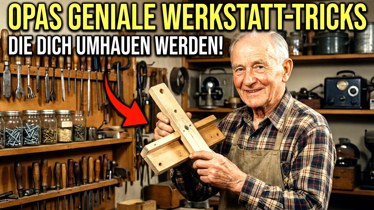 Opas 20 Geniale Werkstatt-Tricks, Die Dich Völlig Umhauen Werden Und Das Leben Einfacher Machen!