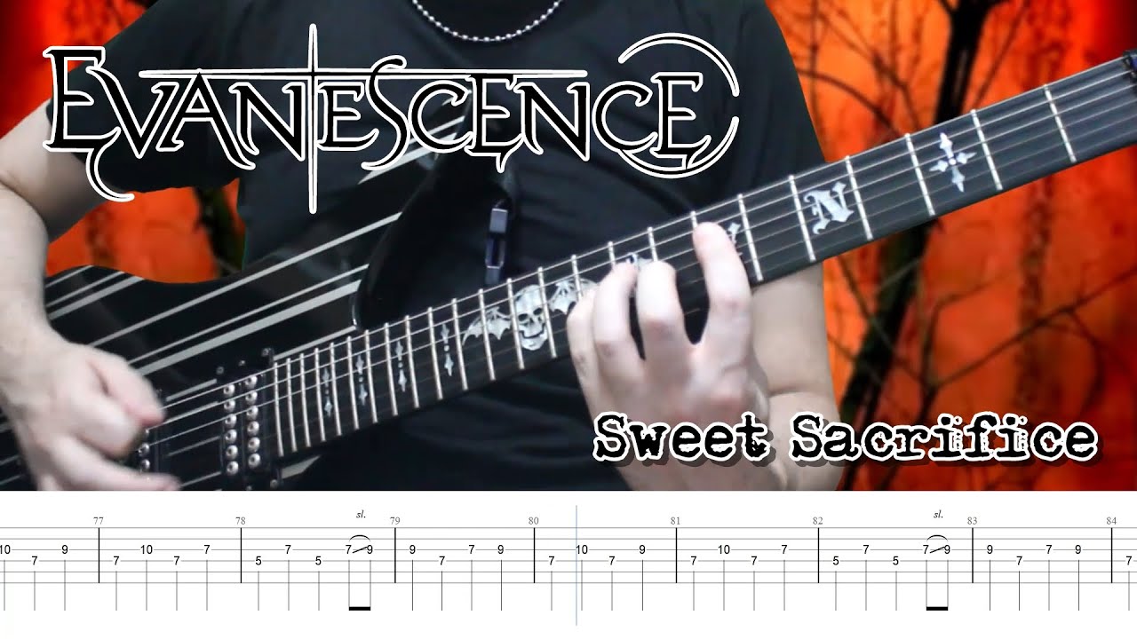 Evanescence - Sweet Sacrifice (Guitar Cover + TABS)
