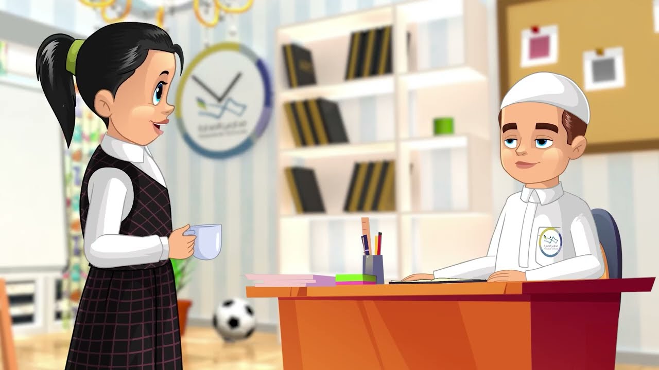 الطالبة : ديما المستحي تتحدَّثُ عن  الأشياءِ التي تَحْرُمُ على الصَّائِمِ .