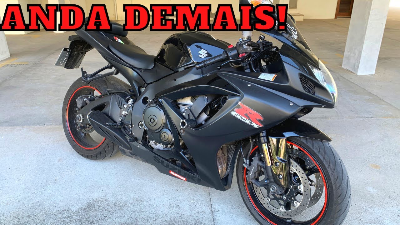 Testando a Suzuki Srad 750 SÓ O CANO  -  ACOSTA GARAGE