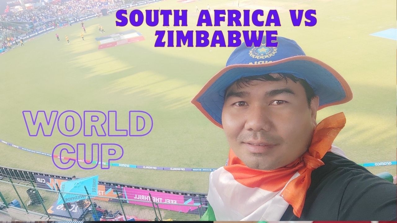 ZIMBABWE VS SOUTH AFRICA VLOG 2| LIVE CRICKET WORLD CUP MATCH IN DELHI ARUN JAITELY STADIUM