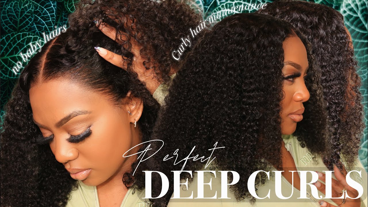 Realistic Kinky Curly Lace Frontal Wig Install For Beginner| no baby hairs ft. bestlacewigs