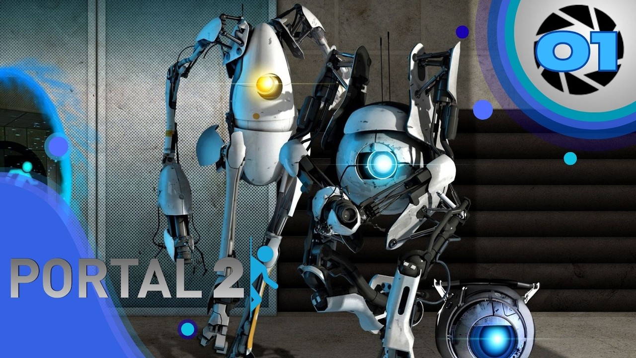 PORTAL 2 #1 // Coop // Bonjour déjà, Glados… On va commencer par les bases
