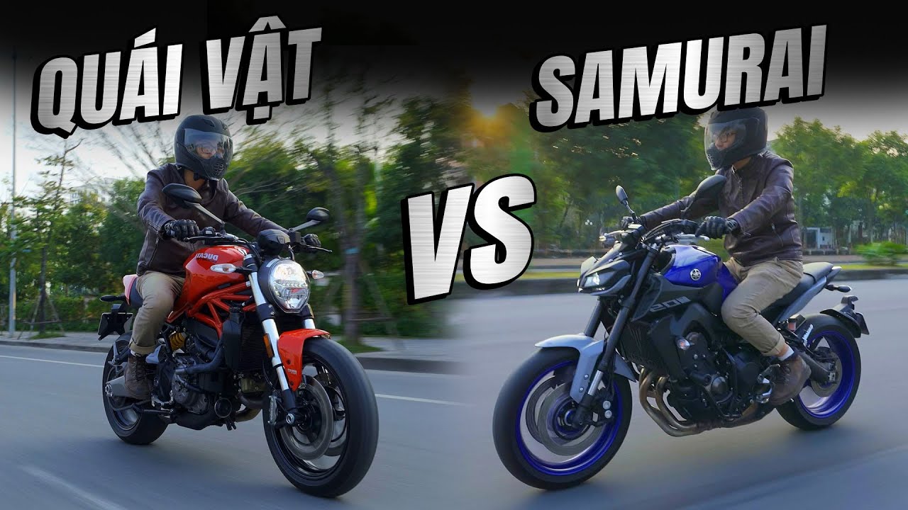 Ducati Monster 821 vs Yamaha MT-09:  2 “hoa hậu hết thời” đọ sức? | Đường 2 Chiều