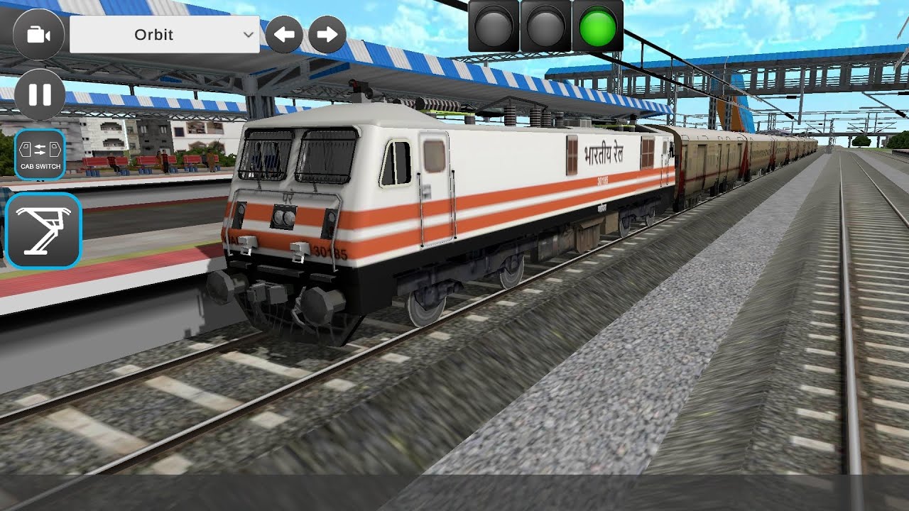 Train Simulator gamePlay 🎮💨 with ( @JeetBabu-1100 ) 