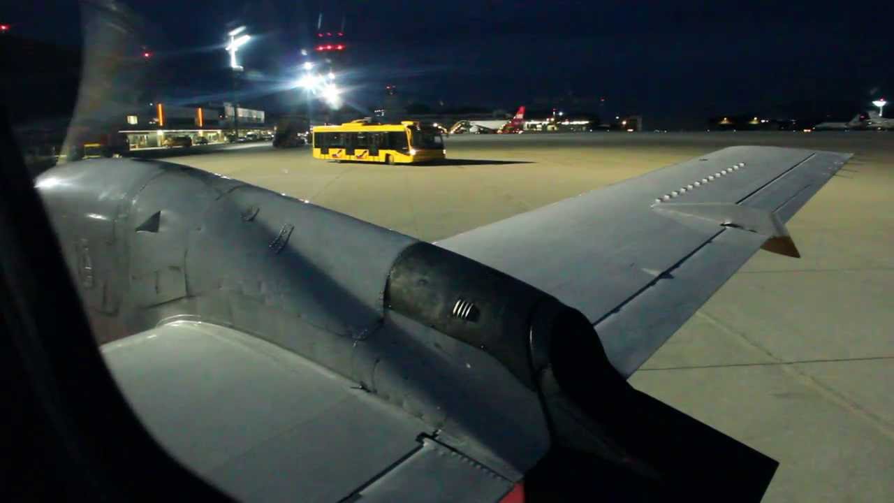 Budapest Air Service Embraer 120 landing Salzburg Airport Intersky