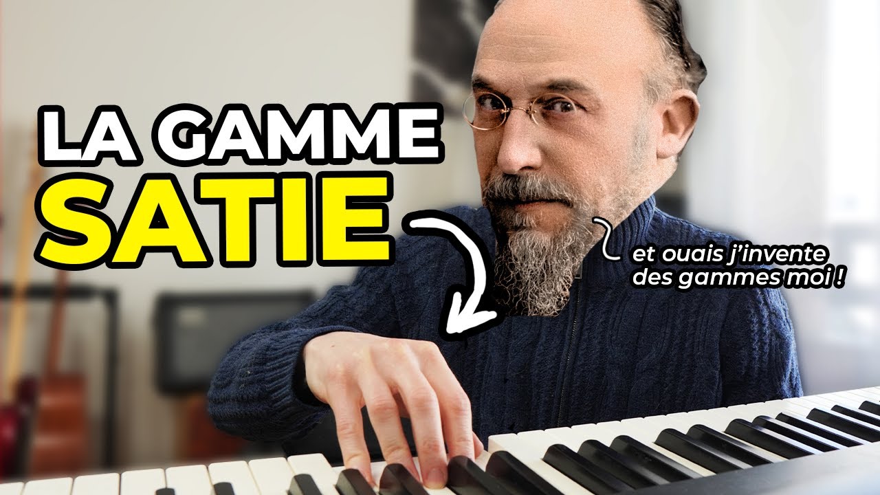 Découvre la gamme inventée par Erik Satie (tirée de la Gnossienne N°1)