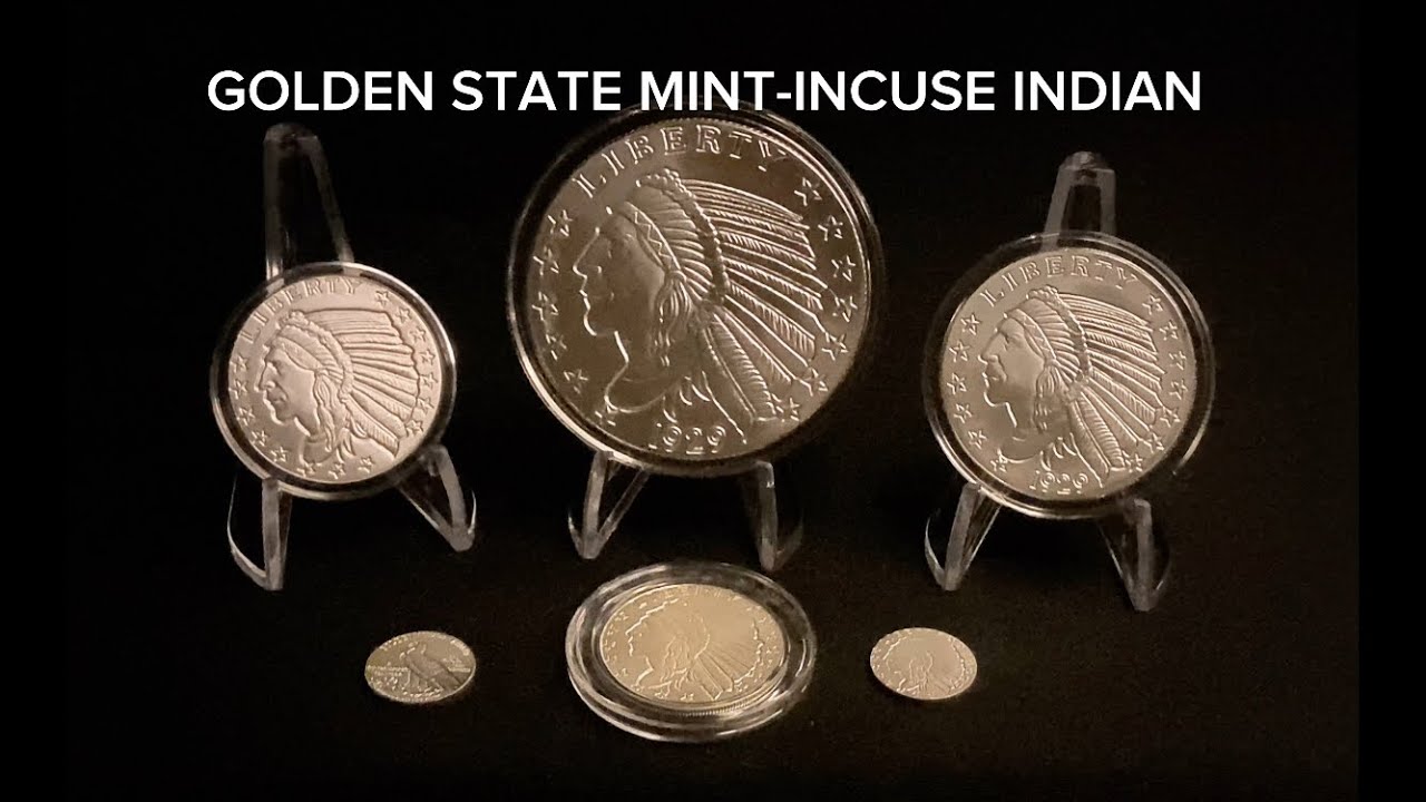 INCUSE INDIAN COLLECTION by GOLDEN STATE MINT #silver #silverbullion #goldenstatemint #incuseindian
