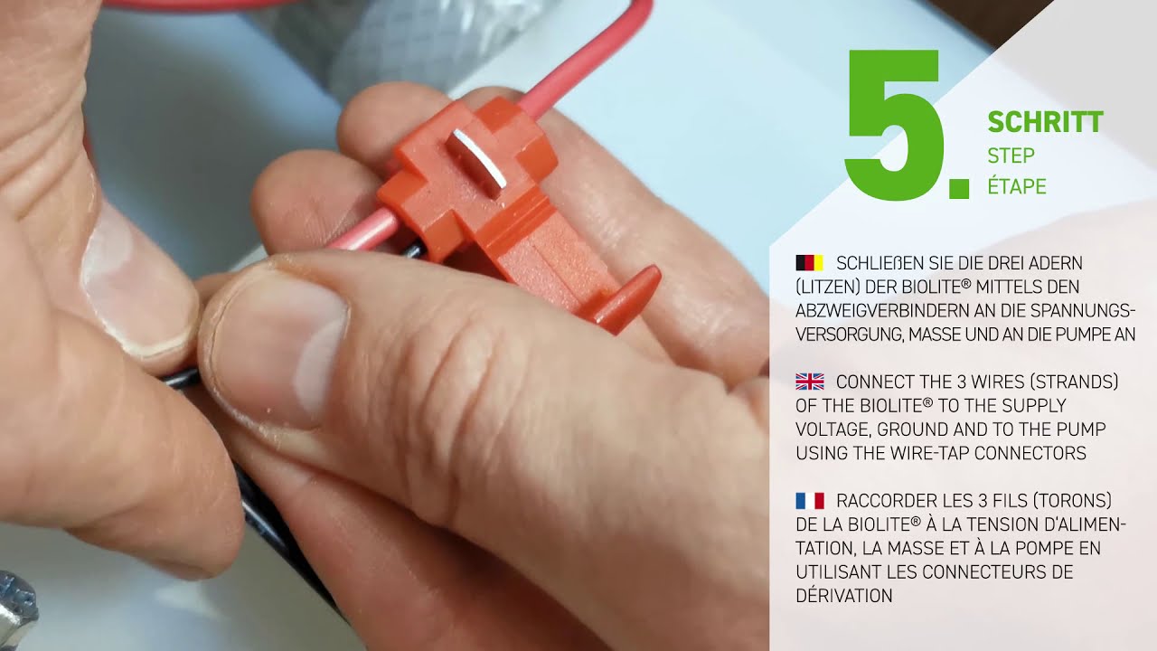 biolite® - Kurzanleitung zur Installation // Quick installation Guide // Guide d'installation rapide