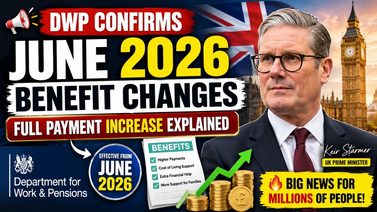 🔥 DWP Confirms June 2026 Benefit Changes &mdash; Full Payment Increase Explained