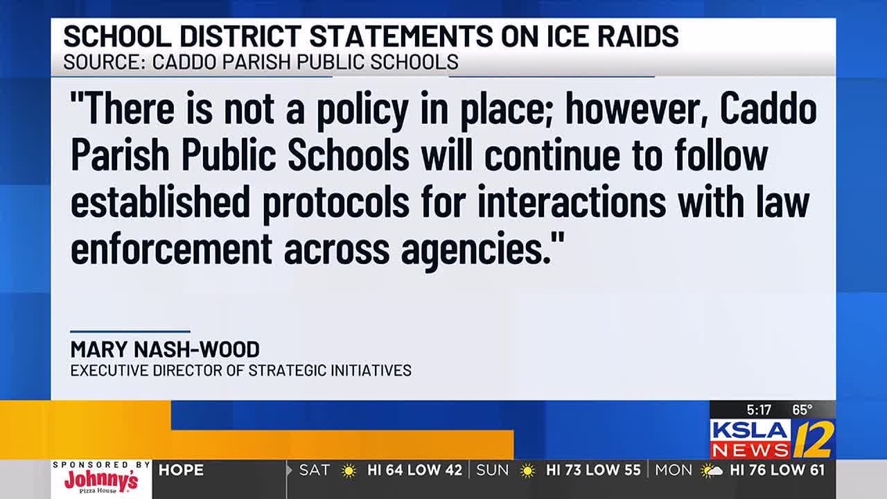 ArkLaTex schools issue statements regarding I.C.E. raids