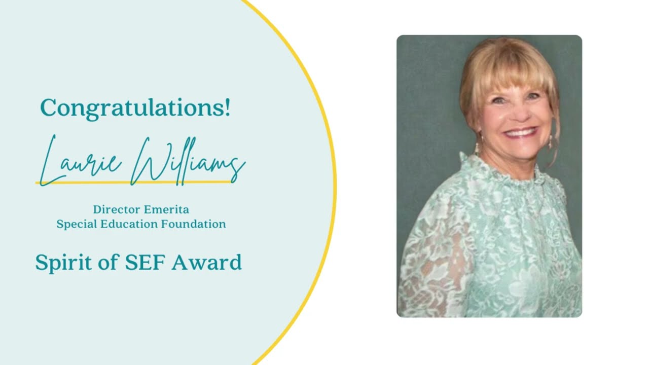 2026 Spirit of SEF Award: Laurie Williams