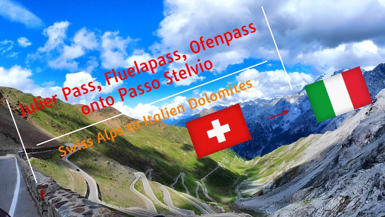 Day 3 Part 2   Julierpass, Fluelapass, Ofenpass, Passo Stelvio