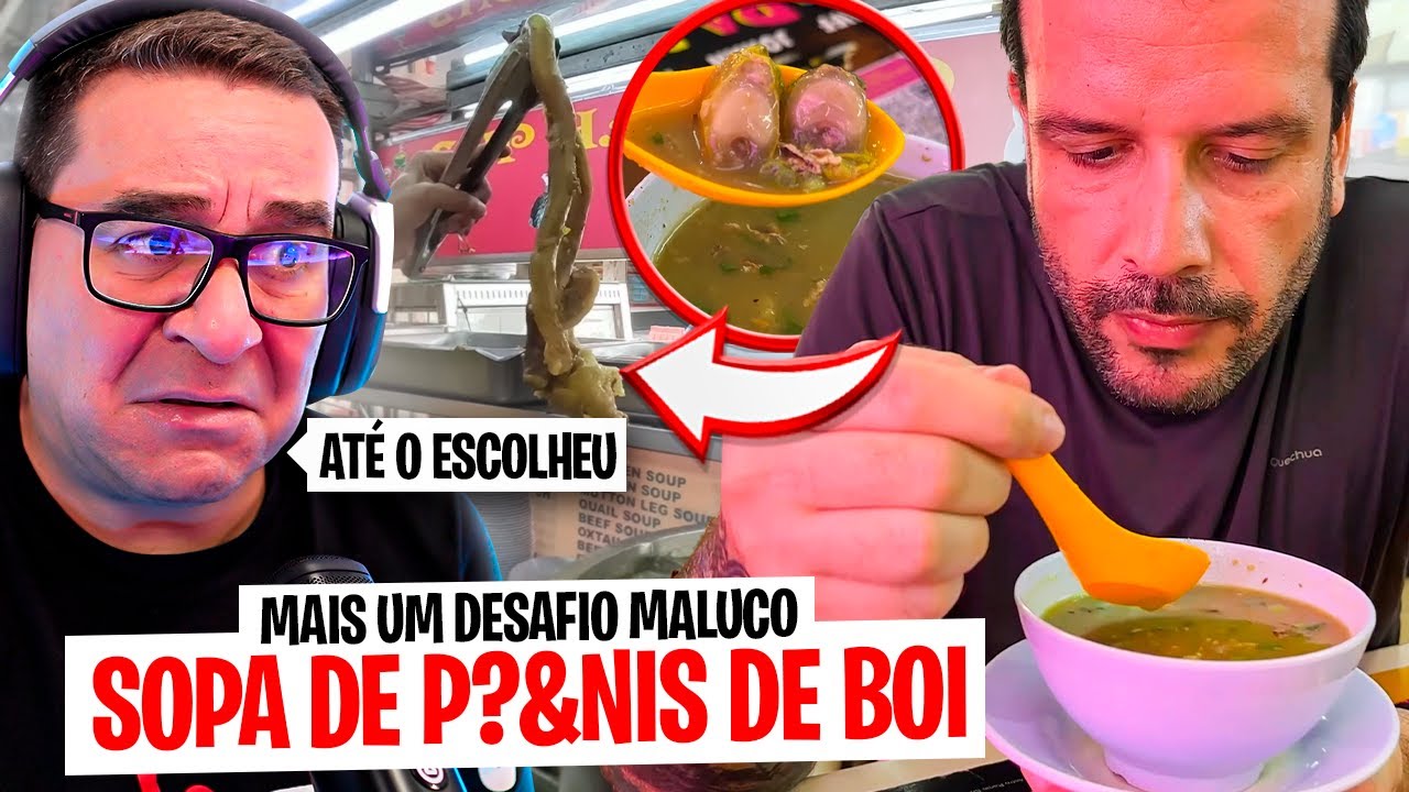 SOPA DE P?#NIS DE BOI, QUE MALUCO | RIC REAGE AO MOCHILEIRO