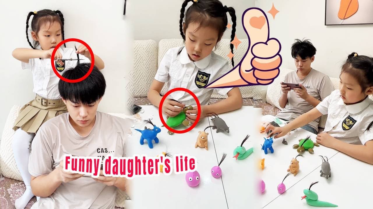 My daughter actually cut off my hair to make a clay figurine. It's really a good use of it.