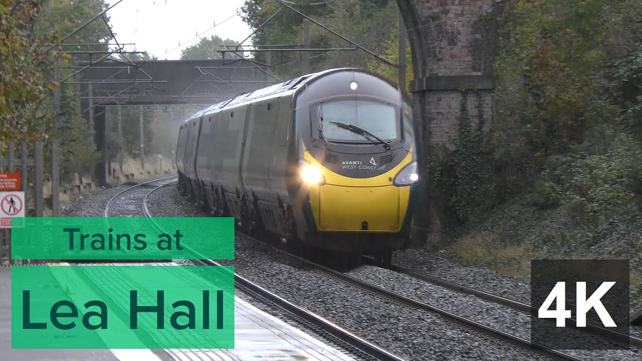 Trains at Lea Hall | 1/11/21 | 4K