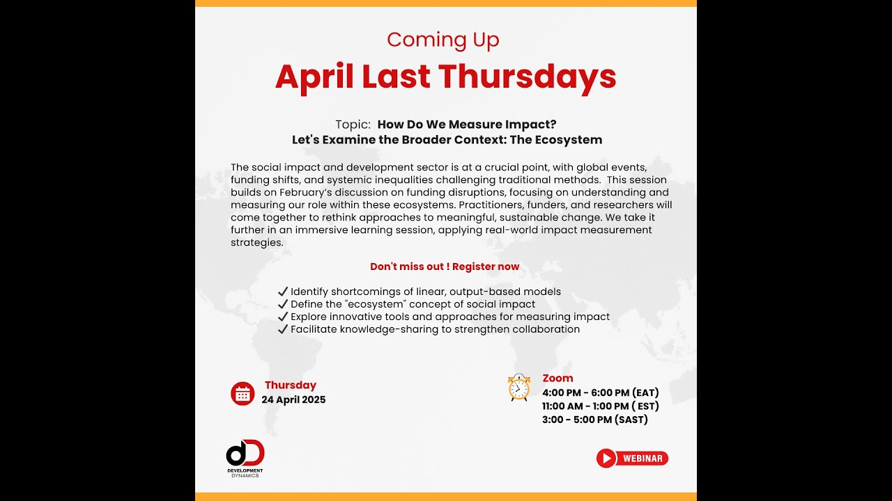 #LastThursdays Episode 13 — How Do We Measure Impact? Let's Examine The Ecosystem