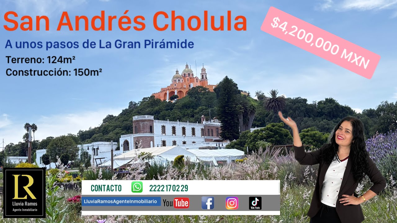 Tu nuevo hogar a unos metros de La Pirámide de Cholula. 3 recámaras, Estudio, Doble Terraza y más…