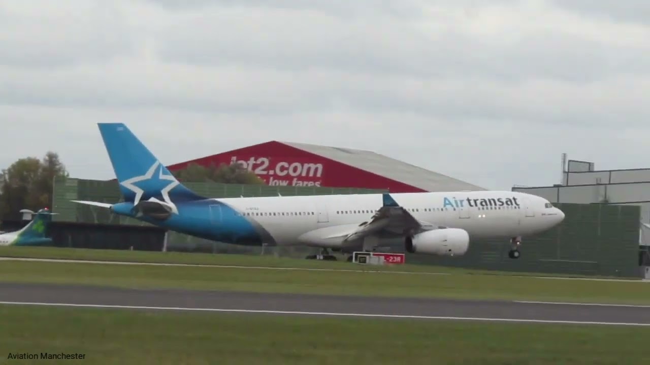 Landings and take offs runway 05L at Manchester Airport with ATC