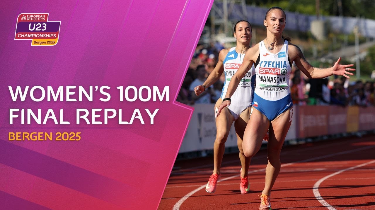 Women’s 100m final STUNS in Bergen 🔥 | 2025 European Athletics U23 Championships