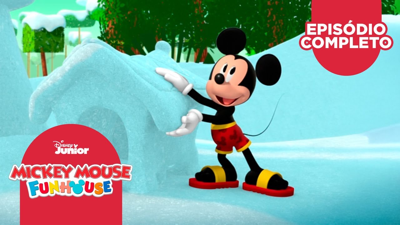 Mickey Mouse Casa Da Divers&atilde;o | Epis&oacute;dio Completo | Neve no Ver&atilde;o / Sunny, o Boneco de Neve!