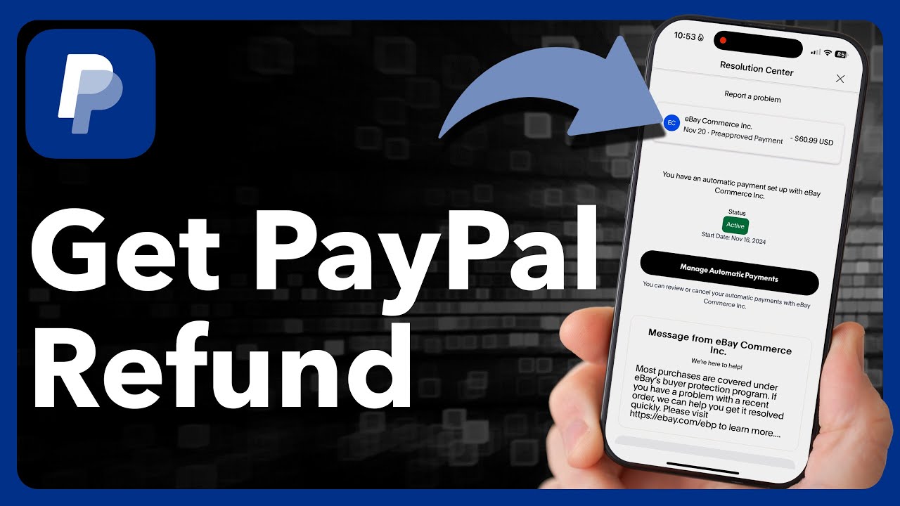 How To Get A Refund In PayPal