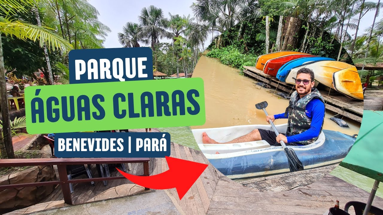 PARQUE ÁGUAS CLARAS: Piscinas Naturais e Caiaque em Benevides-PA!