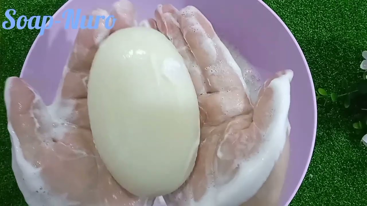 Soaping soap | ASMR | perfumed soap | pomegranate soap | retro soap | relaxing #asmrfoam #justsoaps