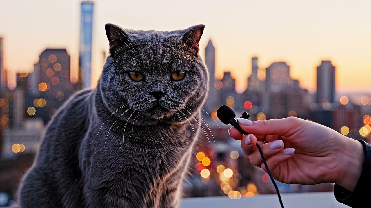 A Cat Watches Humans Go Crazy Without Internet