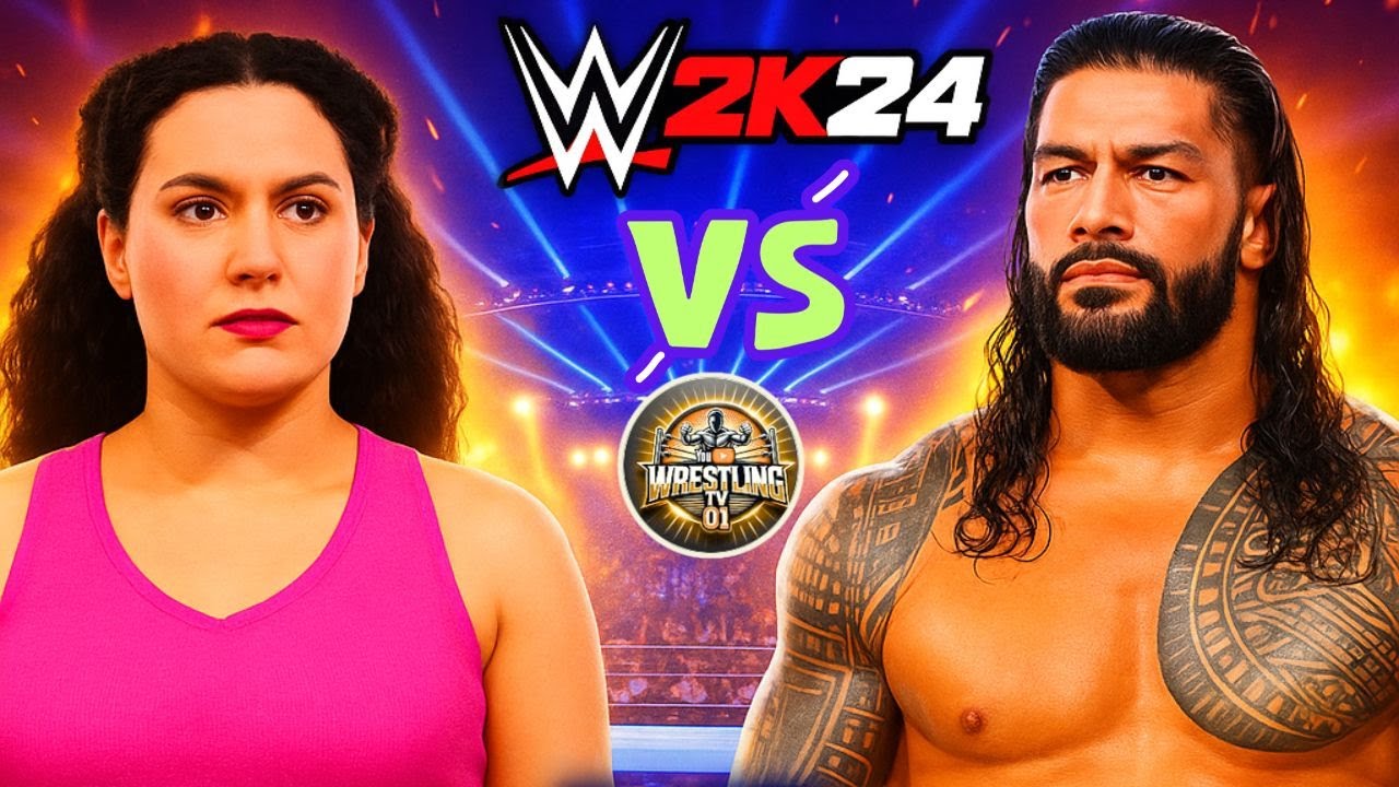 🔥WWE 2K24 – Indian Lady Madhabi vs. Roman Reigns  |  Best Wrestling Iron Man Match  |  May 01,2025
