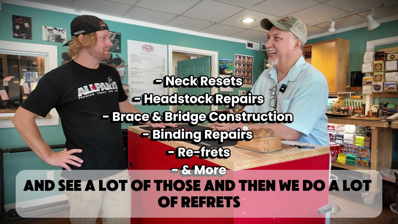 STRAIGHT FRETS YOUTUBE VIDEO