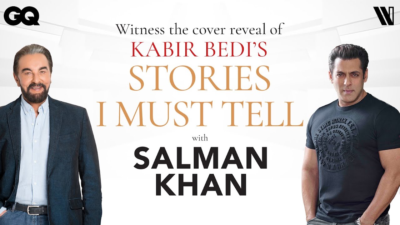 Cover reveal of my autobiography 'Stories I Must Tell' with @SalmanKhanFilmsMusic and @GQIndia