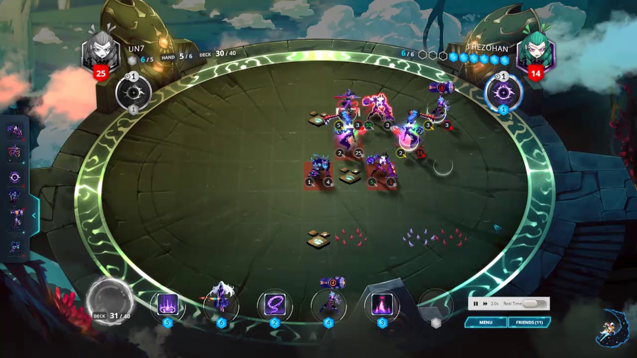 Duelyst Zohan Replay - Mirror Nether Summoning