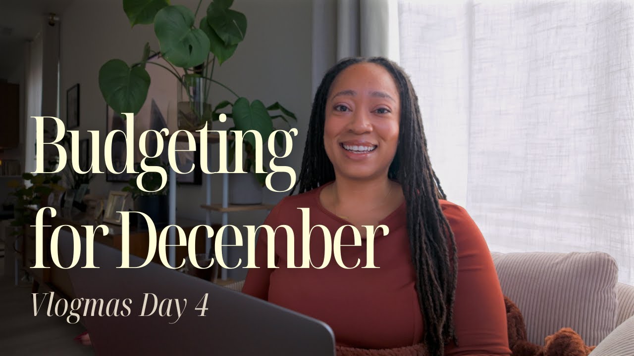 Budgeting for the Holidays Without a Full-time Job – Vlogmas Day 4