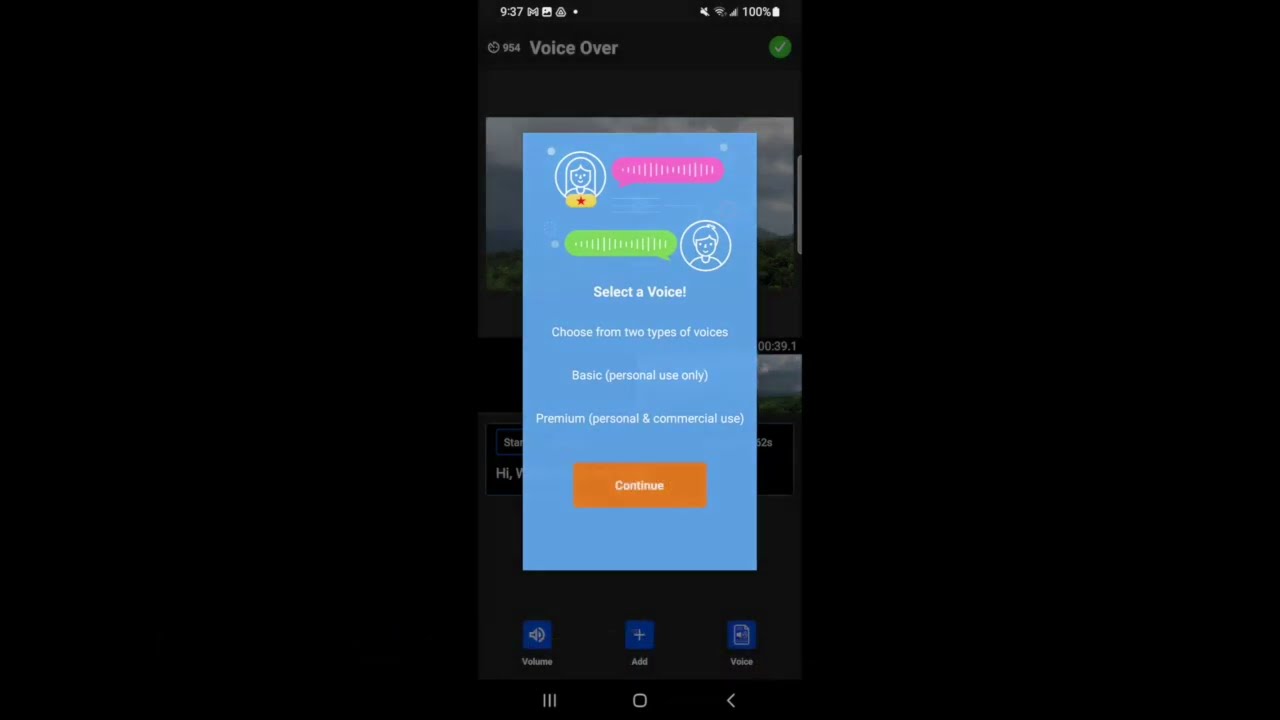MixVoice Android - How to use Premium voices