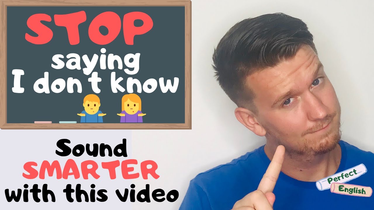STOP saying I don't know | Business English Lesson