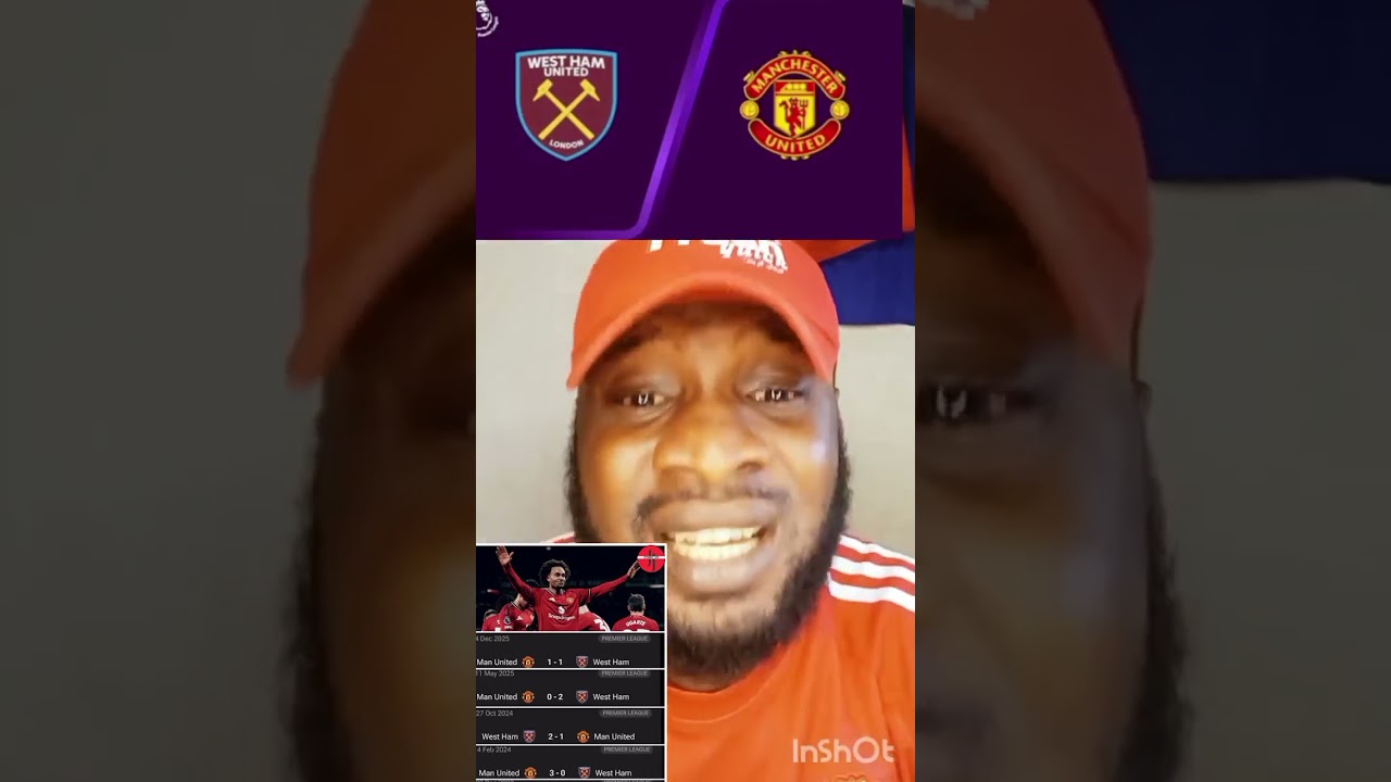 WEST HAM UNITED vs MANCHESTER UNITED 