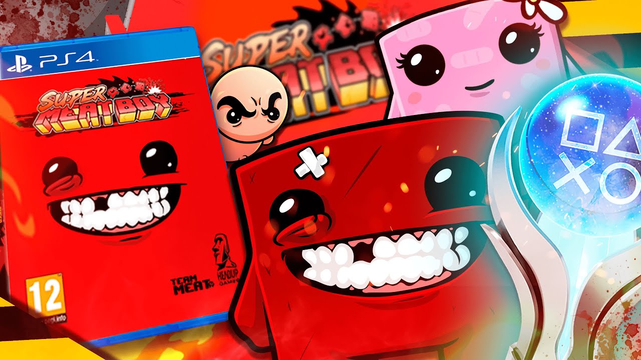 Eu MORRI 14968 VEZES pra PLATINAR esse jogo - PLATINA SUPER MEAT BOY